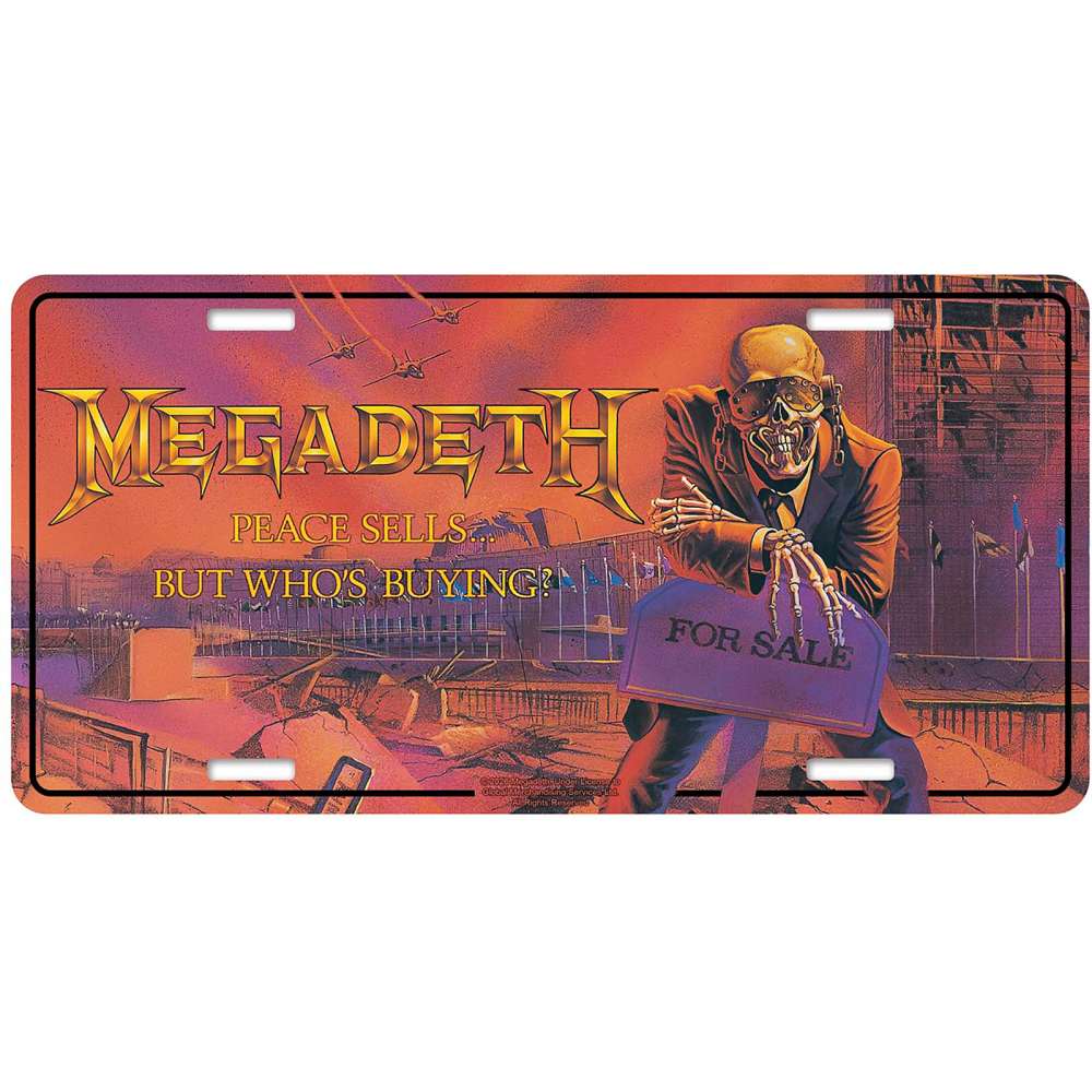 Megadeth - Peace Sells Metalen wandbord - Multicolours